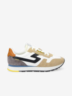 Athene Runner M - Zamsz/Nylon/Nappa - Camel/Gołębi/Czarny
