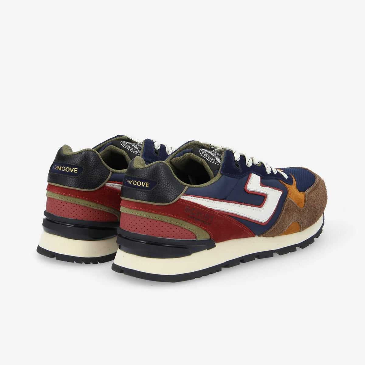 Cape Code Runner M - Suede/Nylon/Sde - Brown/Navy/Bordo