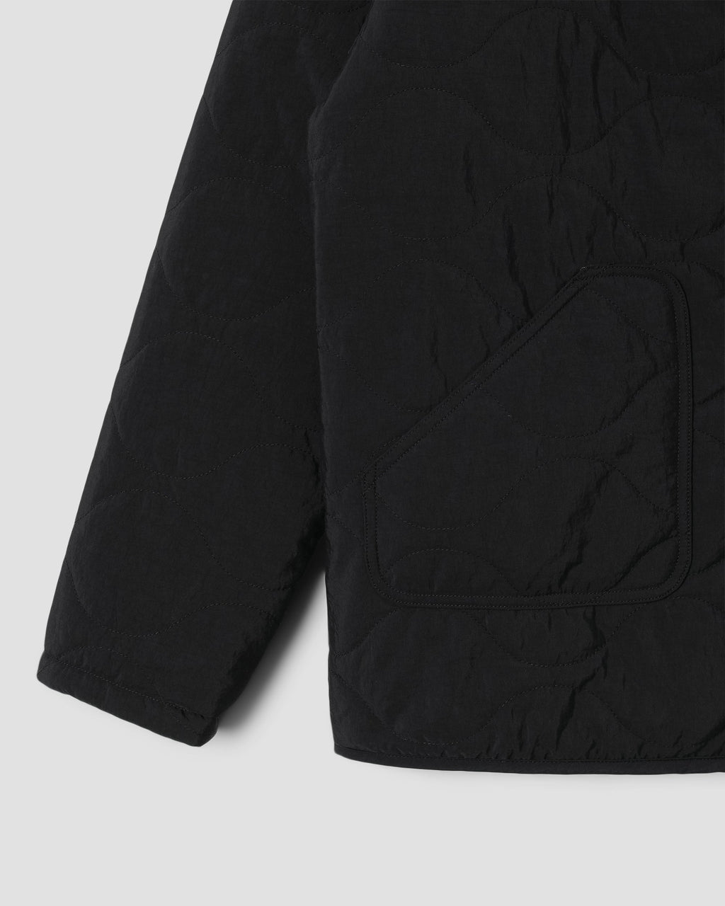 Chaqueta acolchada con forro - Negro