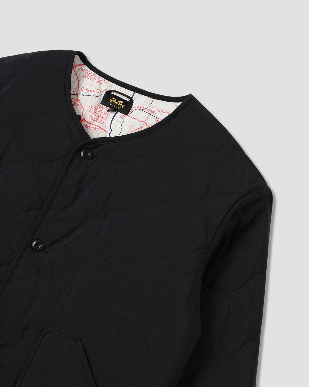 Chaqueta acolchada con forro - Negro