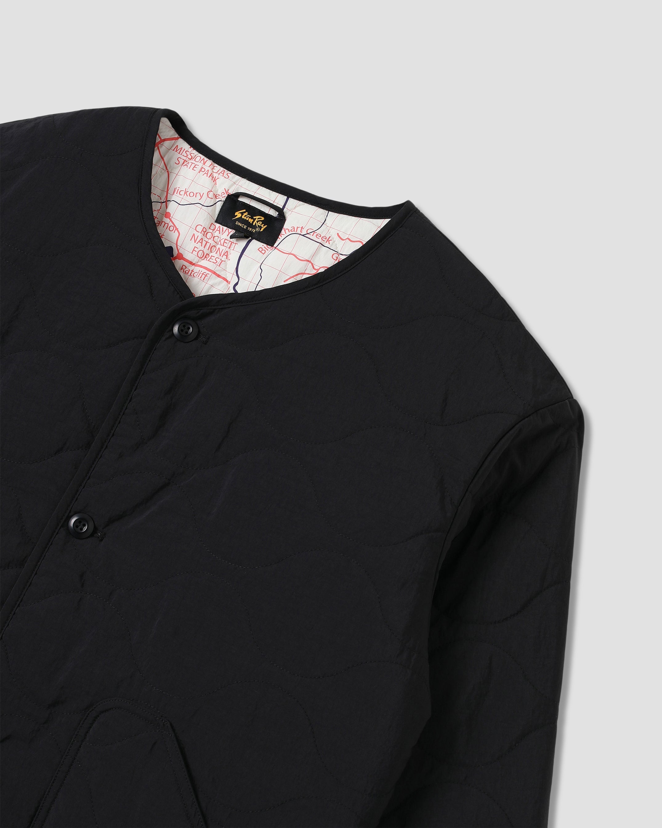 Chaqueta acolchada con forro - Negro