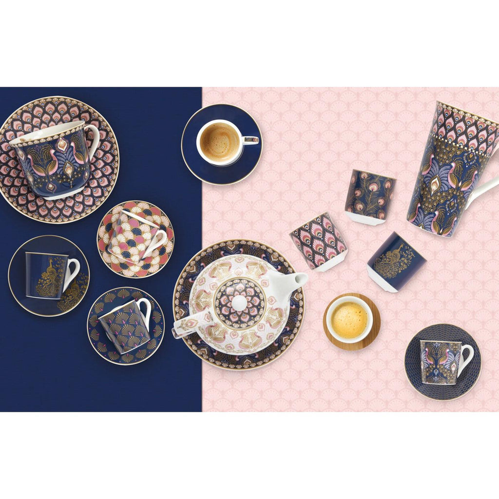 Peacock - Tea For One - Porcelaine - Multicolore