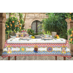 Sicily - Set De 6 Tasses À Café Avec Soucoupes - Porcelaine - Multicolore