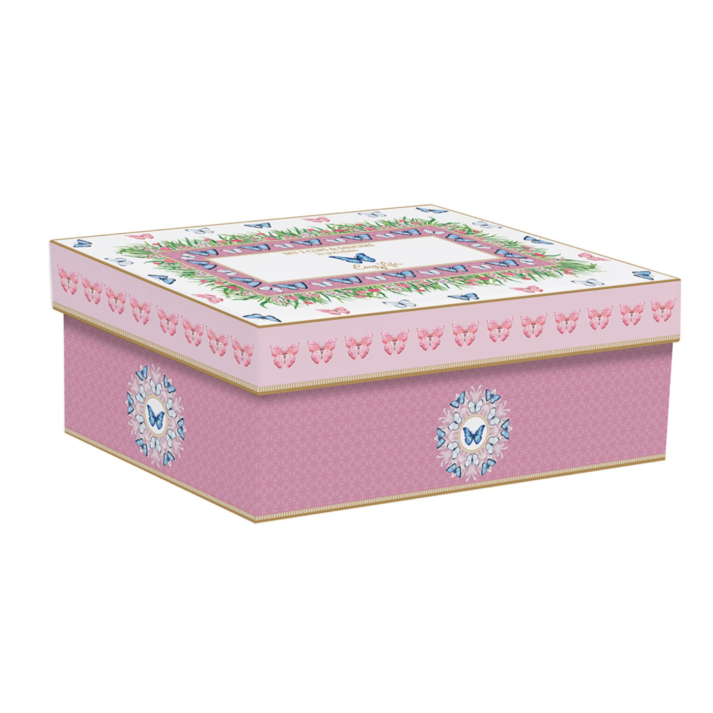 Spring Parade - Set De 2 Tasses Avec Soucoupes - Porcelaine - Multicolore