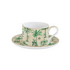 Oasi - Tasse Avec Soucoupe - Porcelaine - Multicolore