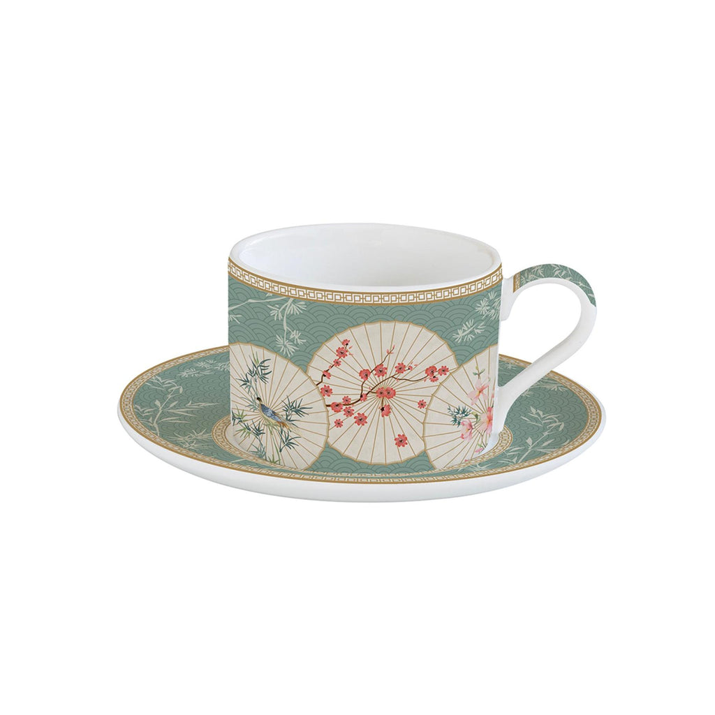 Oriental Dreams - Tasse Avec Soucoupe - Porcelaine - Multicolore