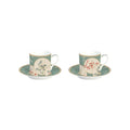 Oriental Dreams - Set De 2 Tasses À Café Avec Soucoupes - Porcelaine - Multicolore