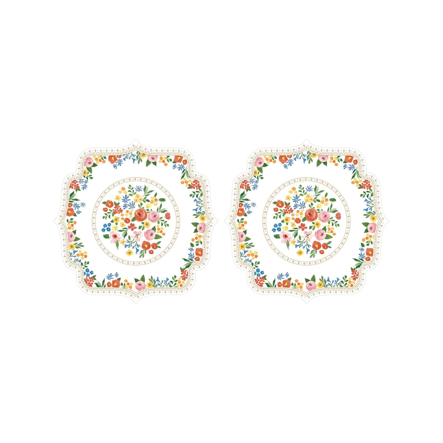 Boho Flowers - Set De 2 Individuales - Polipropileno - Multicolor