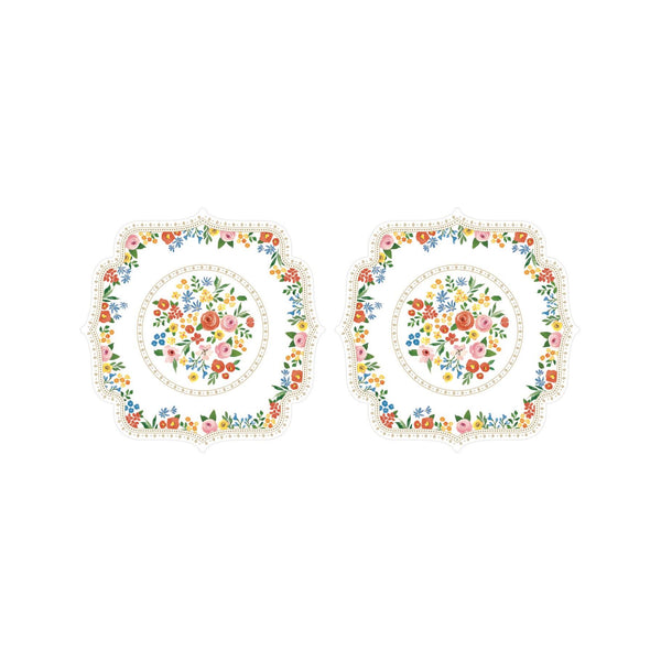 Boho Flowers - Set De 2 Sets De Table - Polypropylène - Multicolore