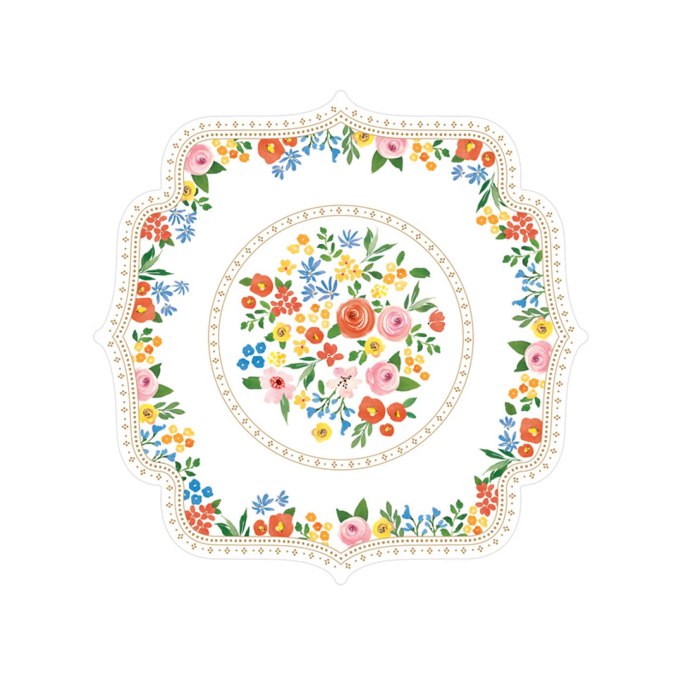 Boho Flowers - Set De 2 Individuales - Polipropileno - Multicolor