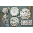 Nostalgic Heaven - Set De 2 Sets De Table Forme Découpée - Polypropylène - Multicolore