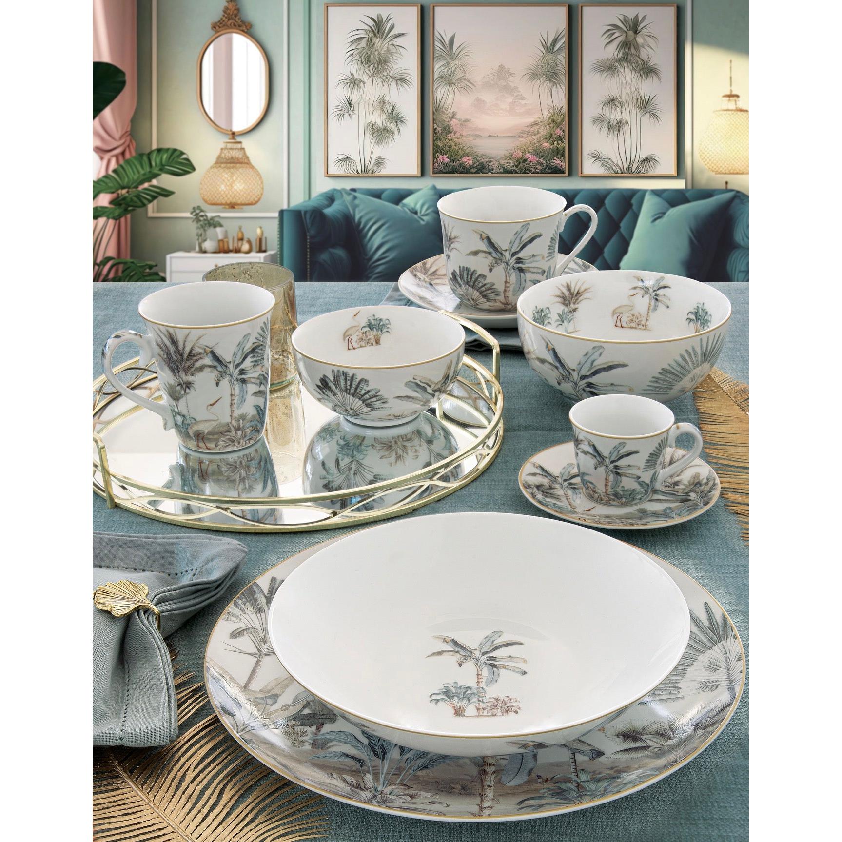 Nostalgic Heaven - Set De 2 Sets De Table Forme Découpée - Polypropylène - Multicolore