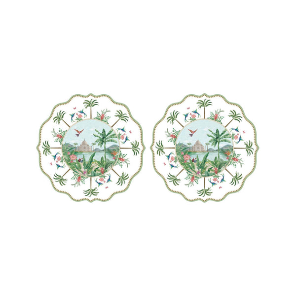 Paradise Sauvage - Set De 2 Sets De Table - Polypropylène - Multicolore