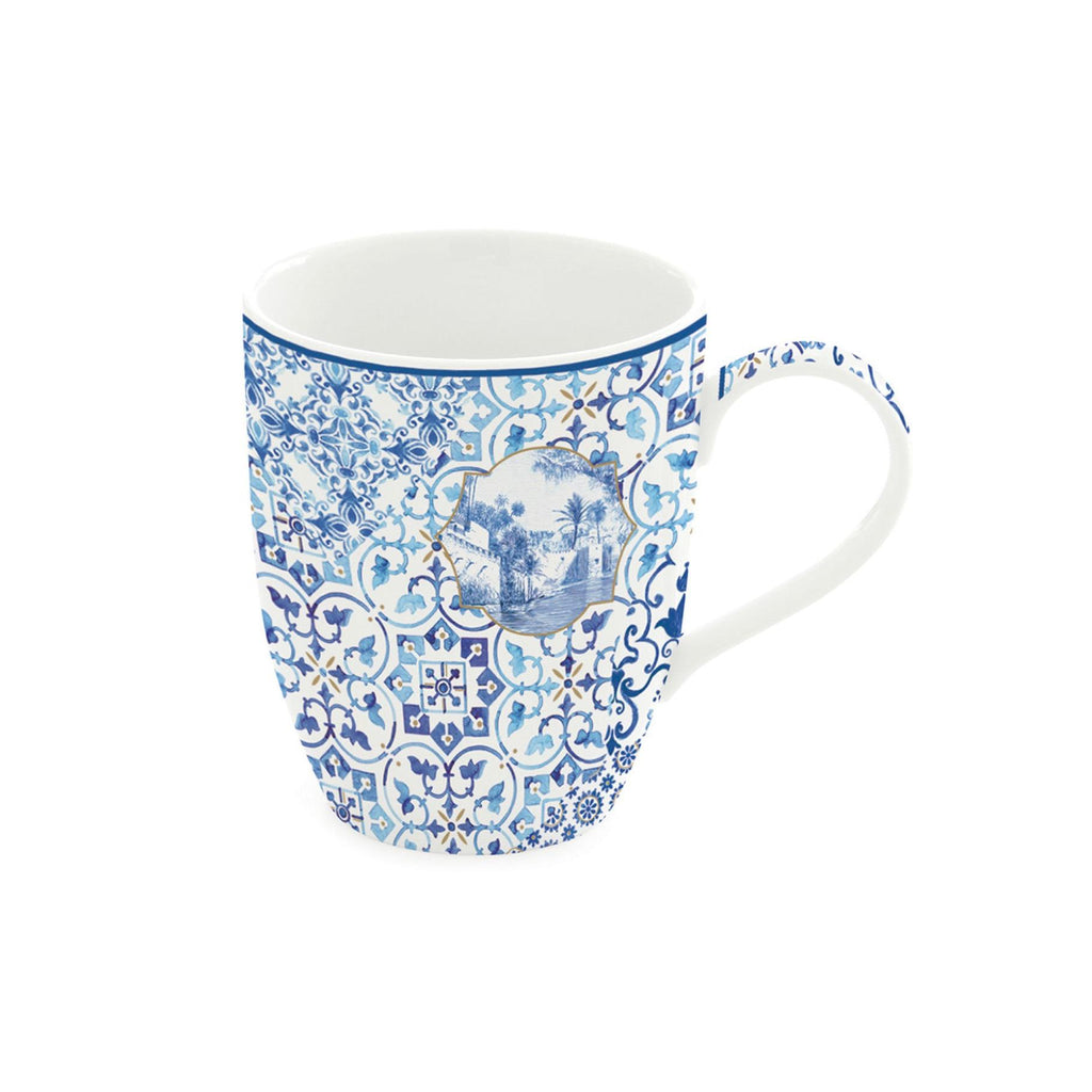 Indigo - Mug - Porcelaine - Multicolore