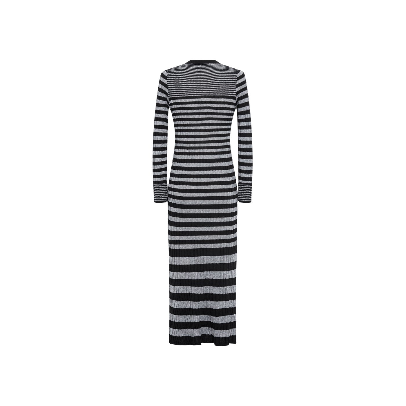 Robe - Raye Noir/Argent - Femme