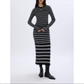 Robe - Raye Noir/Argent - Femme