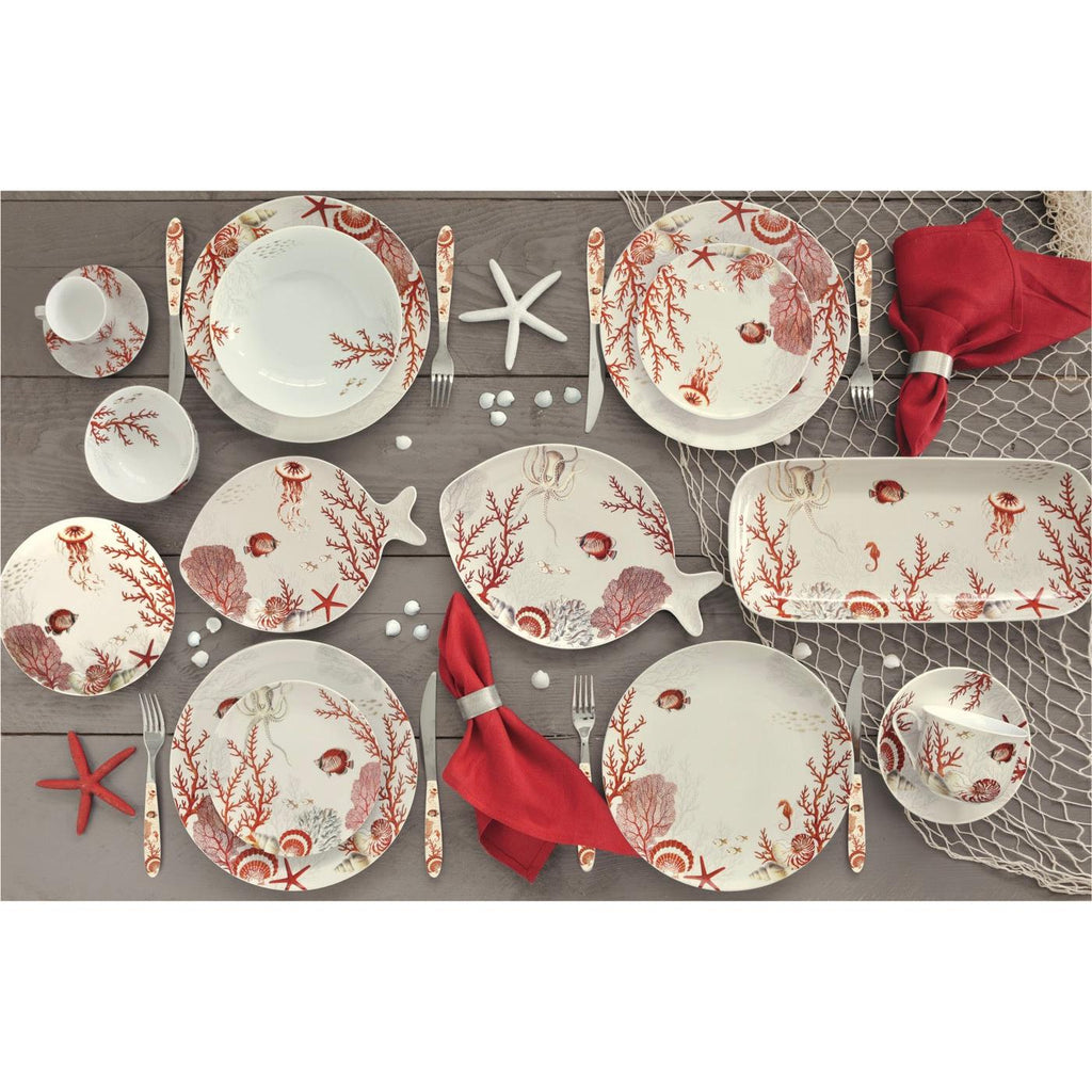 Coral Reef - Set De 2 Tasses - Porcelaine - Multicolore