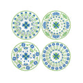 Flowers Garden - Set De 4 Assiettes À Dessert - Porcelaine - Multicolore