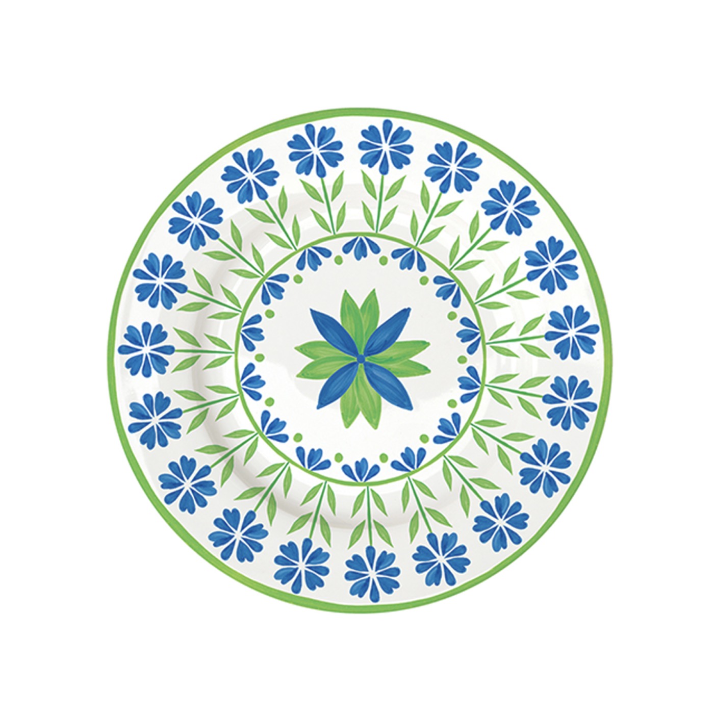 Flowers Garden - Set De 4 Assiettes À Dessert - Porcelaine - Multicolore