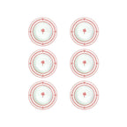 Exotic Vibes - Set De 6 Assiettes Creuses - Porcelaine - Multicolore