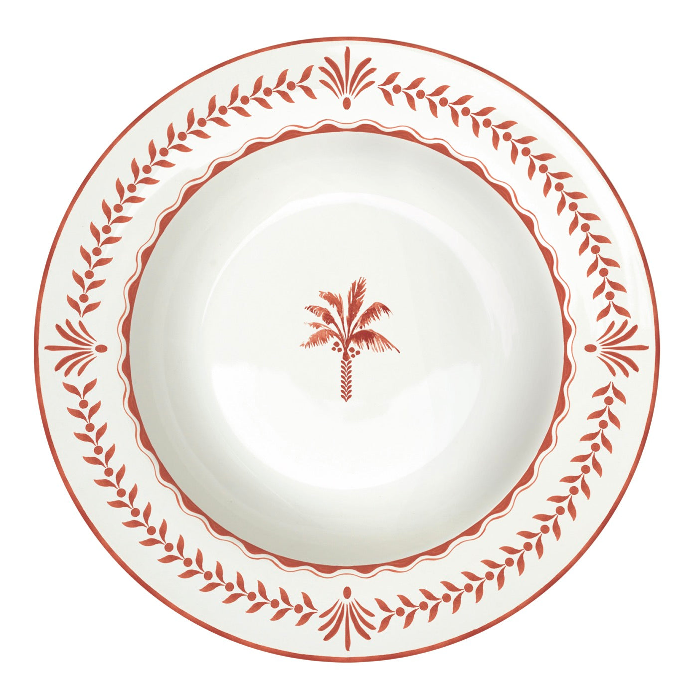 Exotic Vibes - Set De 6 Assiettes Creuses - Porcelaine - Multicolore