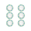Flowers Garden - Set De 6 Assiettes Creuses - Porcelaine - Multicolore