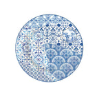 Indigo - Set De 6 Assiettes À Dessert - Porcelaine - Multicolore