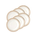 Festive - Set De 6 Assiettes À Dessert - Porcelaine - Multicolore