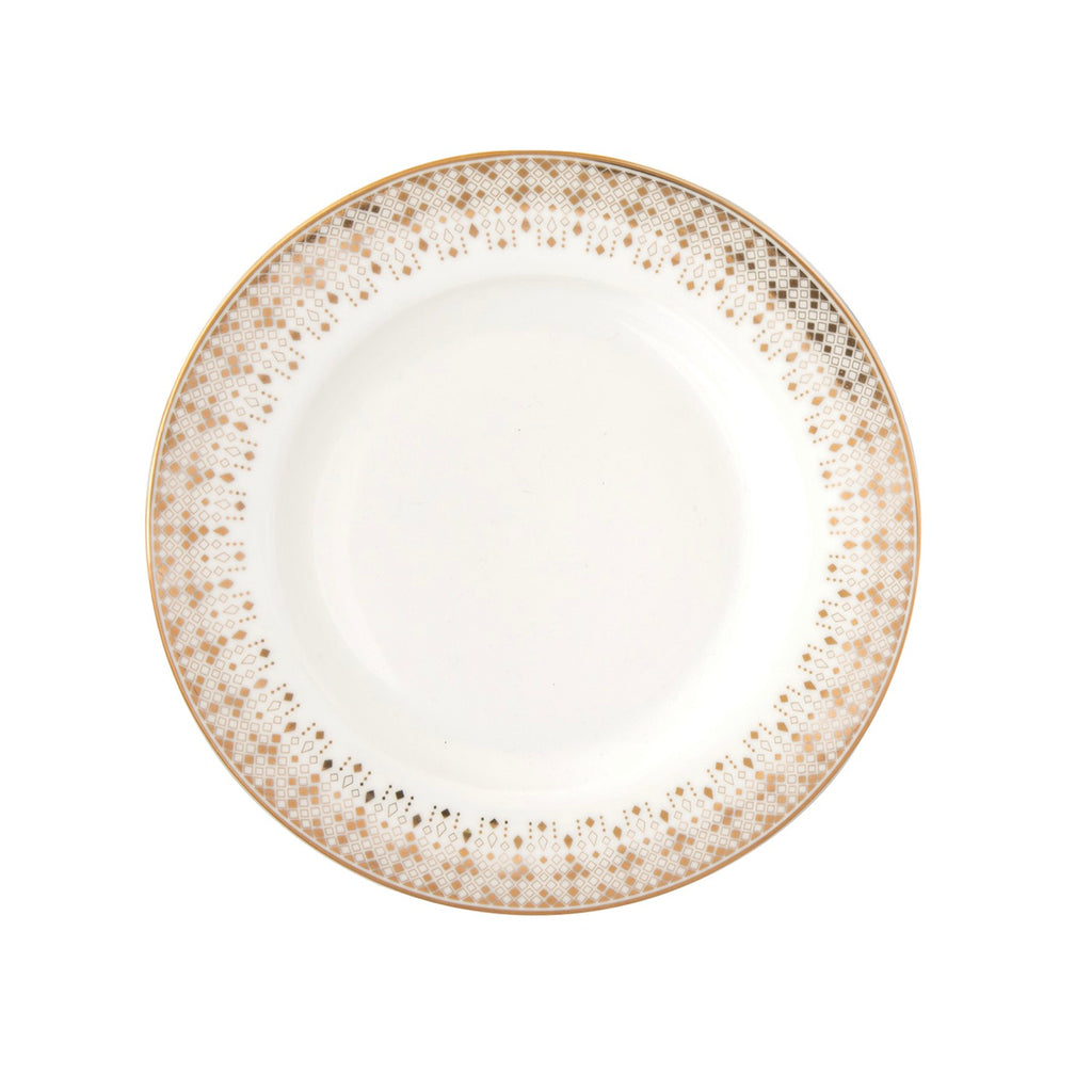 Festive - Set De 6 Assiettes À Dessert - Porcelaine - Multicolore