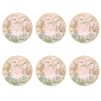 Jardin De Rêves - Set De 6 Assiettes À Dessert - Porcelaine - Multicolore
