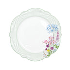 Floraison - Set De 6 Assiettes Plates - Porcelaine - Multicolore
