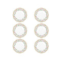 Garden Joy - Set De 6 Assiettes Plates - Porcelaine - Multicolore