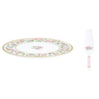 Garden Joy - Plat À Gâteau Avec Pelle - Porcelaine - Multicolore