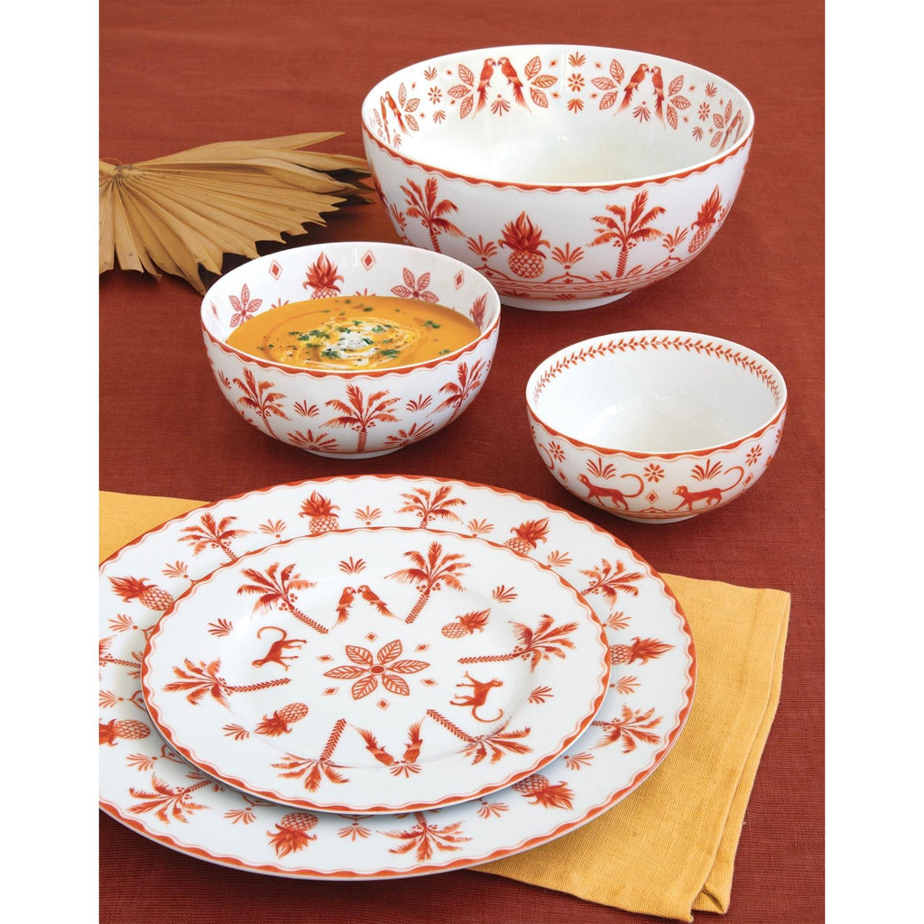 Exotic Vibes - Breakfast Mug With Saucer - Porcelain - Multicolour