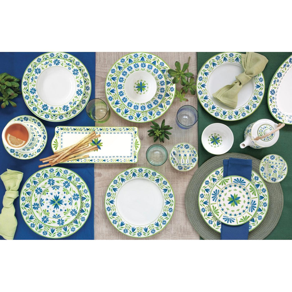 Flowers Garden - Tasse Petit-Déjeuner Avec Soucoupe - Porcelaine - Multicolore