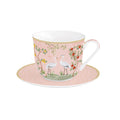 Jardin De Rêves - Tasse Petit-Déjeuner Avec Soucoupe - Porcelaine - Multicolore