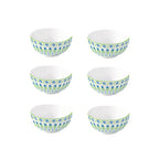 Flowers Garden - Set De 6 Bols - Porcelaine - Multicolore