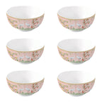 Jardin De Rêves - Set De 6 Bols - Porcelaine - Multicolore