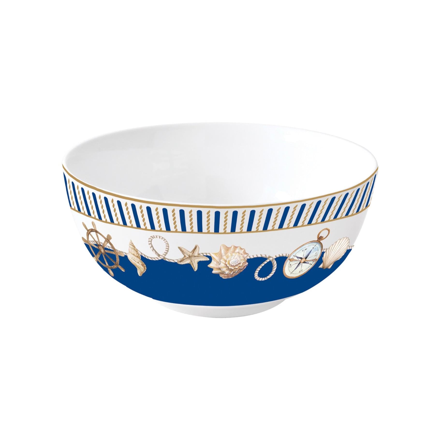 Blue Lighthouse - Set De 4 Bols - Porcelaine - Multicolore