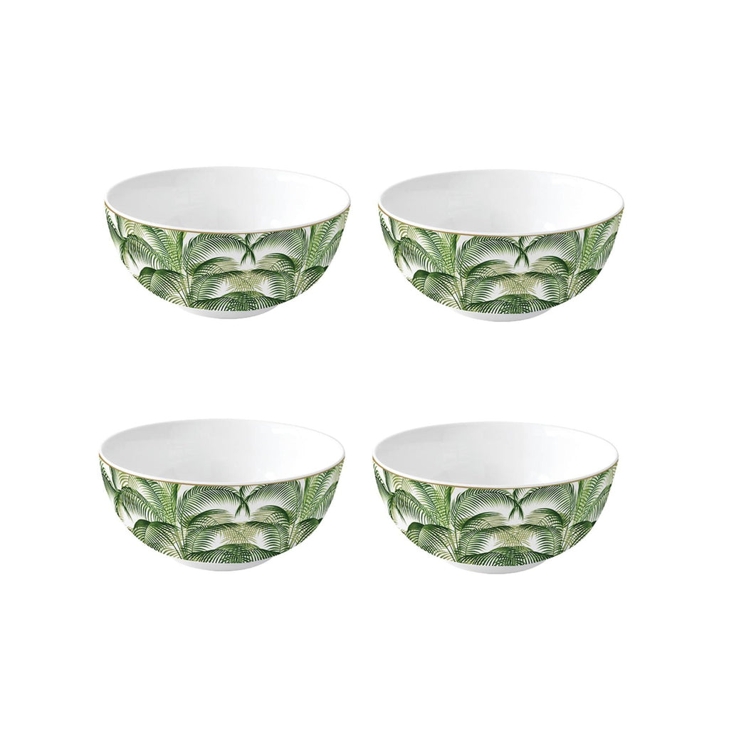 Ceylon - Set De 4 Bols - Porcelaine - Multicolore