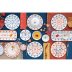 Exotic Vibes - Set De 4 Bols - Porcelaine - Multicolore