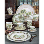Ceylon - Saladier - Porcelaine - Multicolore
