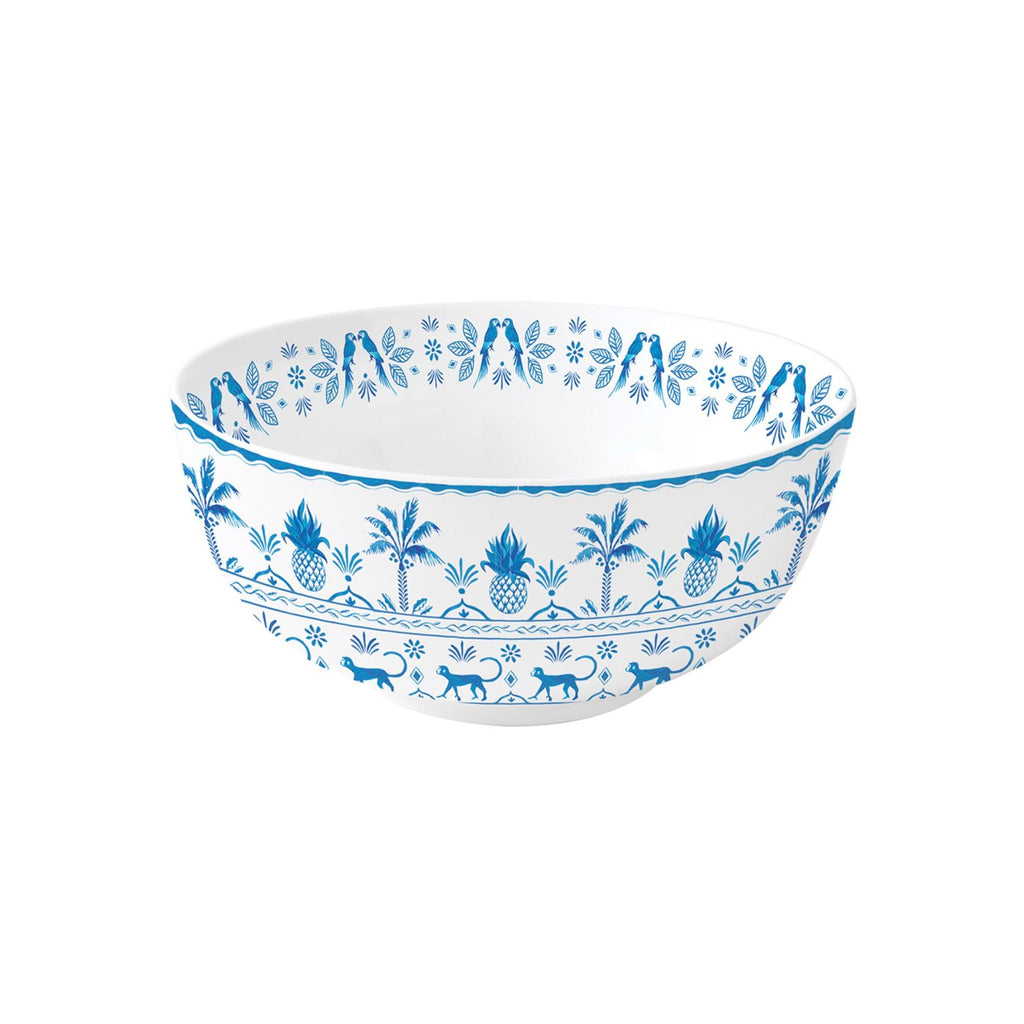 Exotic Vibes - Saladier - Porcelaine - Bleu