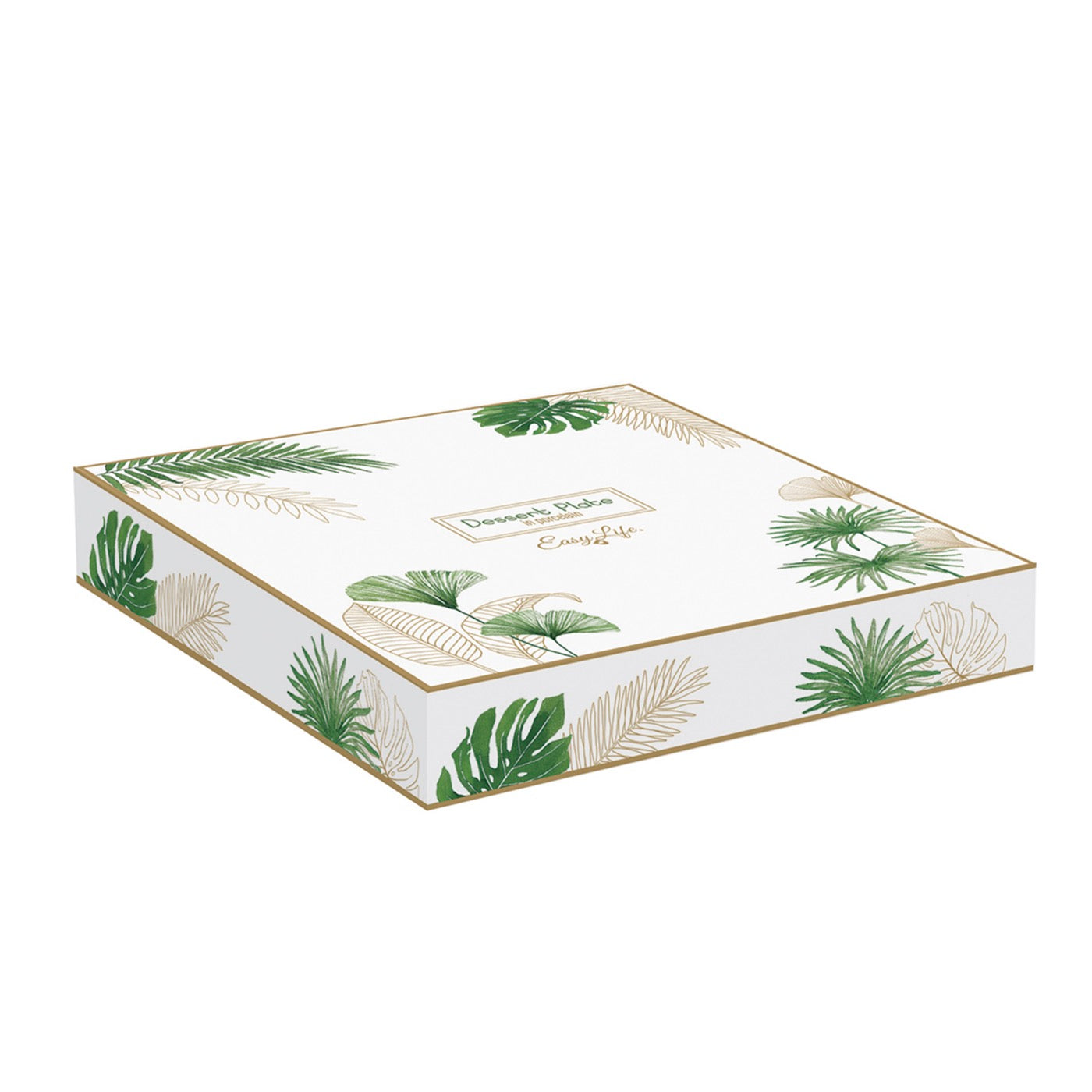 Exotique - Assiette À Dessert - Porcelaine - Multicolore
