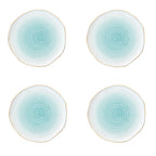 Artesanal - Set De 4 Assiettes Plates - Porcelaine - Vert