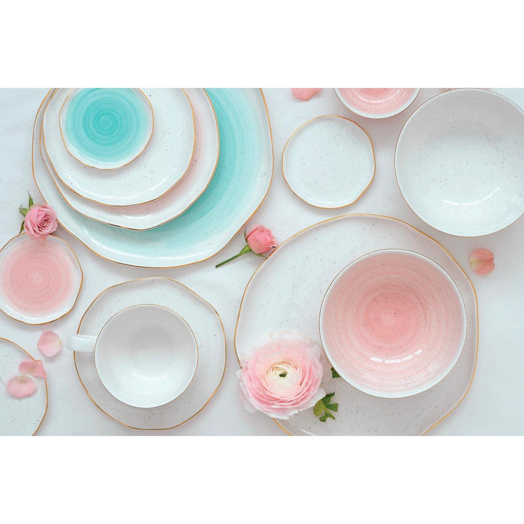 Artesanal - Set De 6 Bols - Porcelaine - Vert
