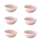 Artesanal - Set De 6 Bols - Porcelaine - Rose