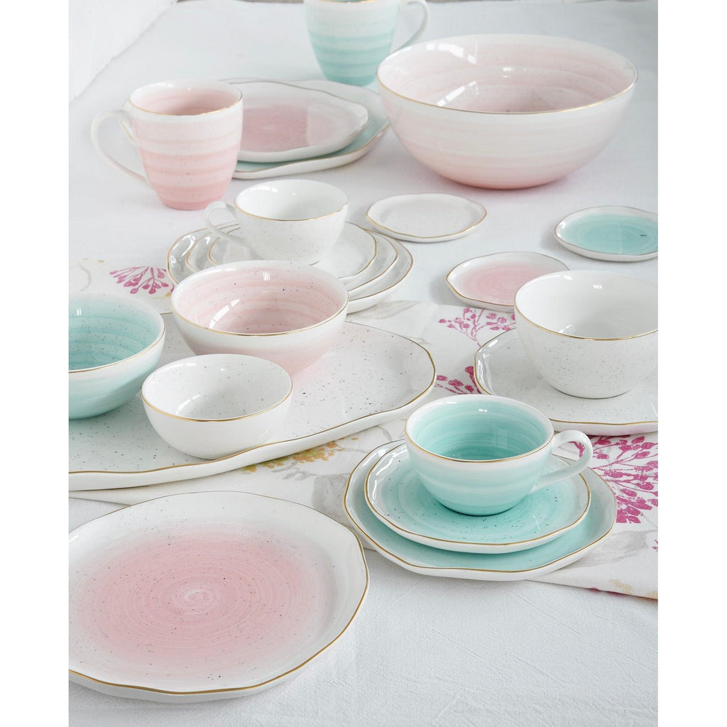 Artesanal - Set De 6 Bols - Porcelaine - Rose