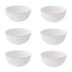 Artesanal - Set De 6 Bols - Porcelaine - Blanc