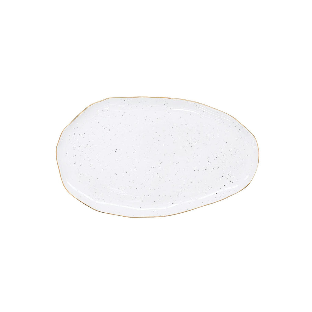 Artesanal - Plat De Service - Porcelaine - Blanc